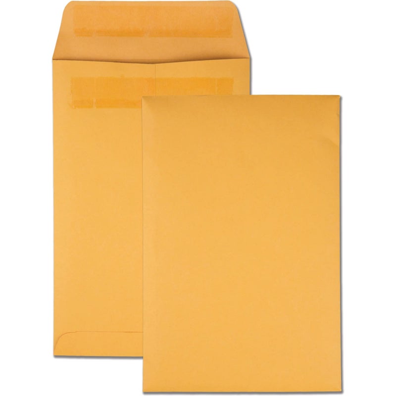 Quality Park QUA43167 Redi-Seal 6 x 9 Inch Kraft Catalog Envelopes 100 Count,Light Brown - Image 2